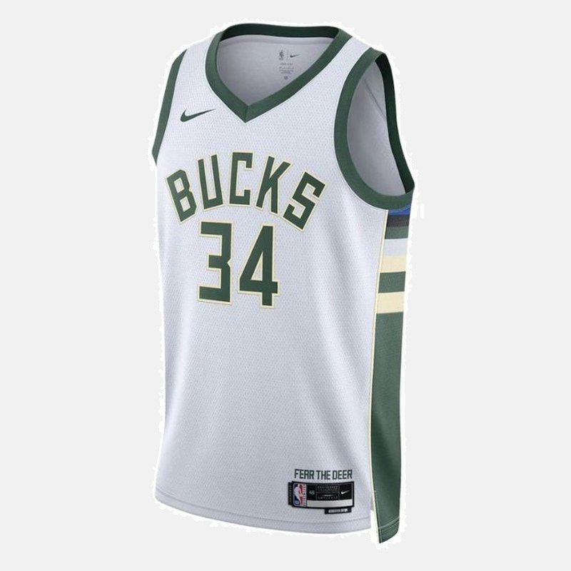 Giannis Antetokounmpo Milwaukee Bucks Unisex 2023 NBA Jersey - Association Edition - White