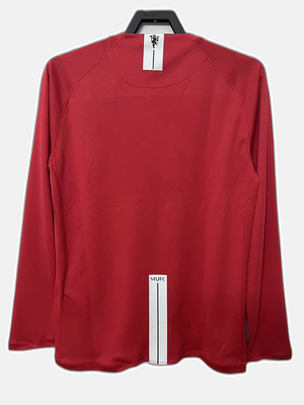 Manchester United 07/08 I Home Jersey - Long Sleeve Retro Version