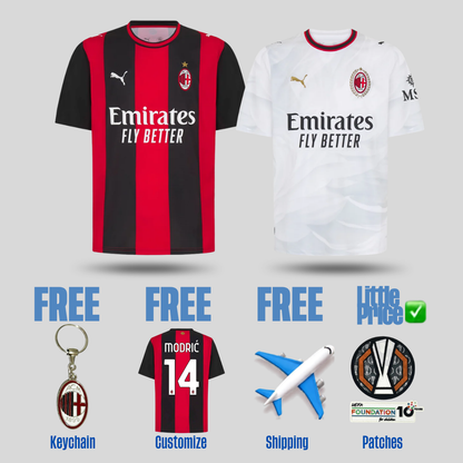 Combo Ac Milan 26/27 Home and Away Jerseys