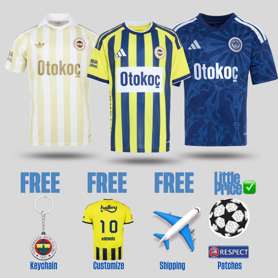 Combo Fenerbahçe 26/27 Home, Away and Third Jerseys