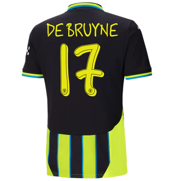 #17 De Bruyne Manchester City Away Jersey 2024/2025
