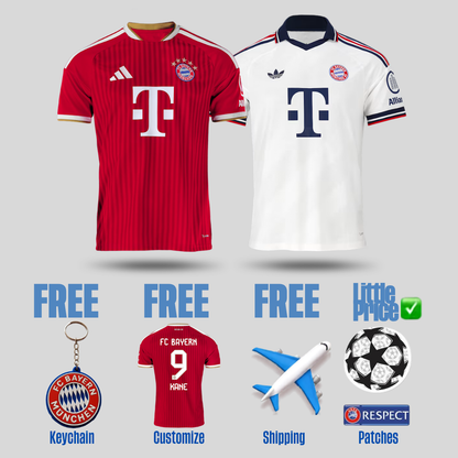 Combo Bayern München 26/27 Home and Away Jerseys