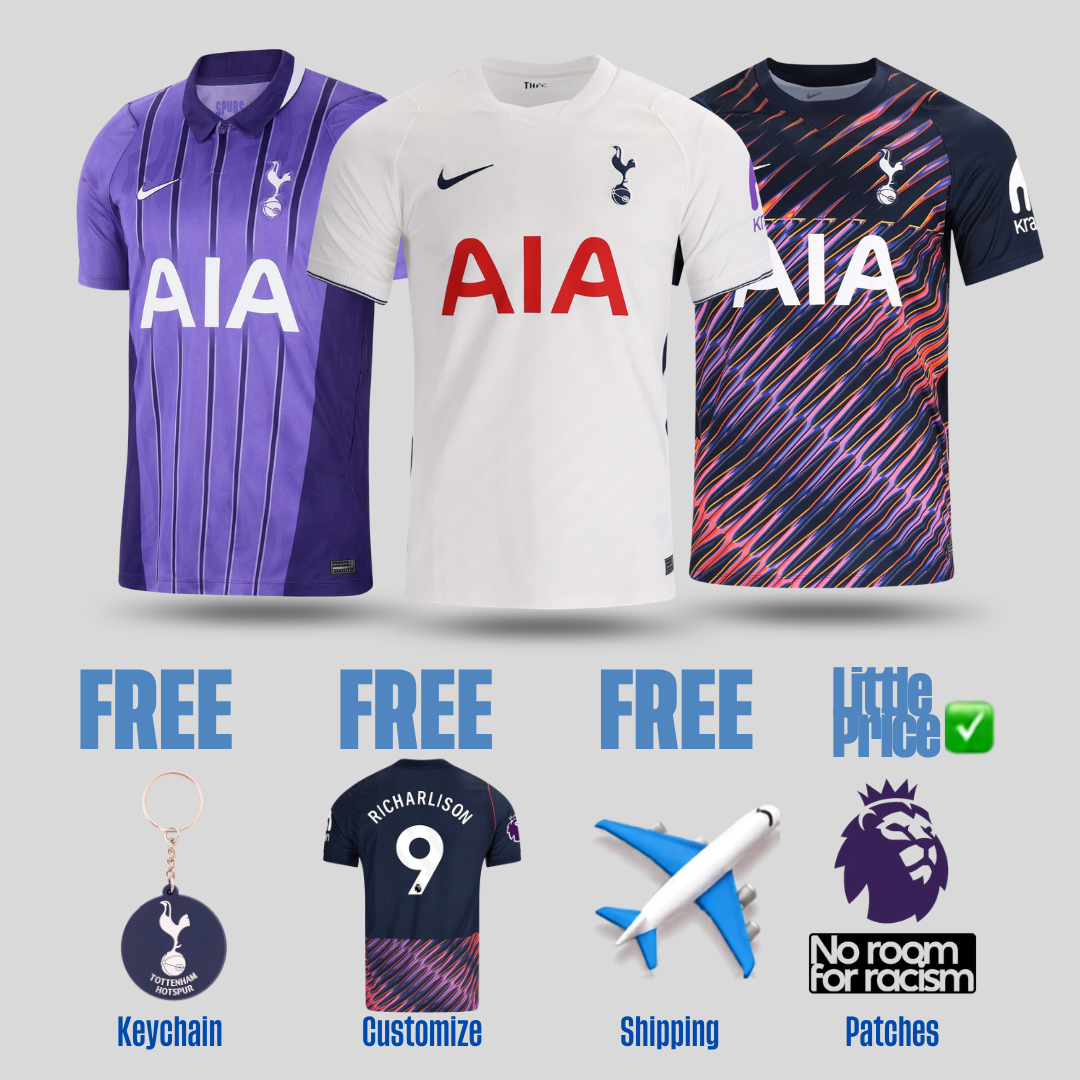 Combo Tottenham Hotspur 26/27 Home, Away and Third Jerseys