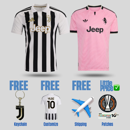 Combo Juventus 26/27 Home and Away Jerseys