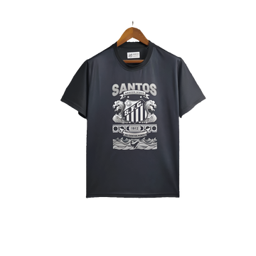 Santos 25/26 Casual Edition Jersey - Black - Fan Version
