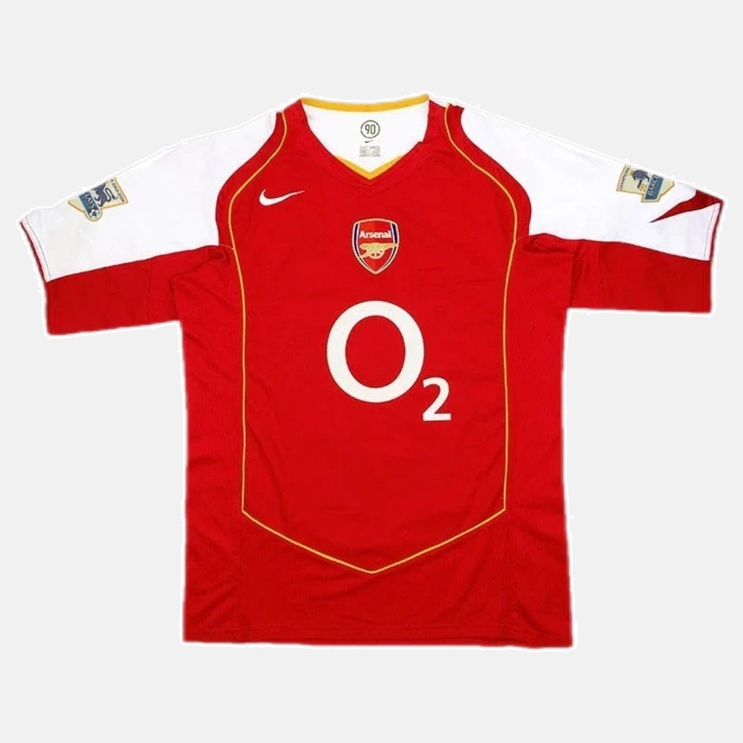 BERGKAMP #10 Arsenal Retro Jersey Home 2004/05