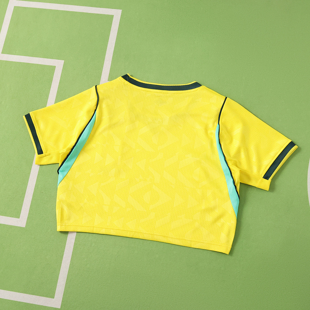 Brazil World Cup 2026 Cropped - Women's
