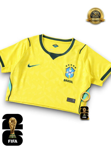 Brazil World Cup 2026 Cropped - Women's