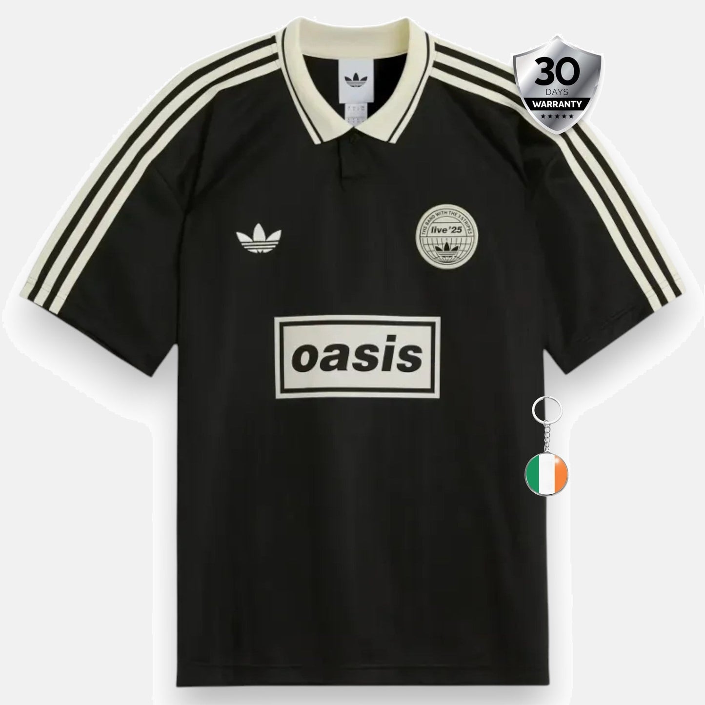 Oasis Jacquard Tour 25' Black Jersey 2025/26