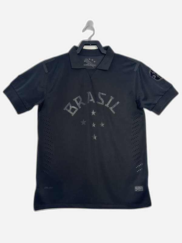 Brazil 13/14 Black Jersey - Retro Version
