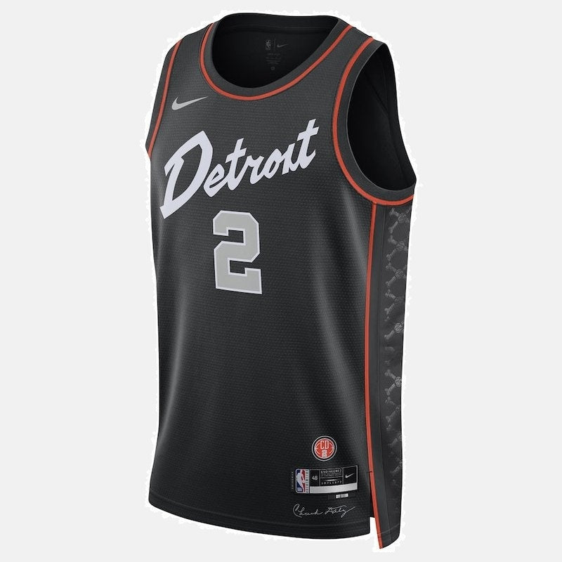 Cade Cunningham Detroit Pistons Unisex 23/24 NBA Jersey - Black - City Edition