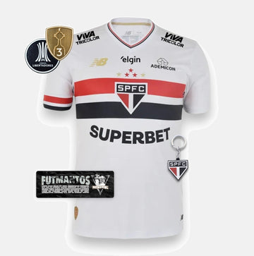 Camisa São Paulo I 25/26 Com Patrocínios