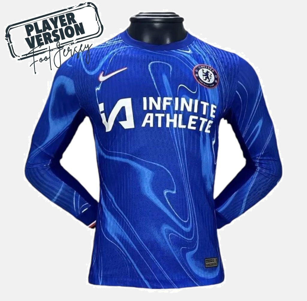 Chelsea Player Home Jersey 2024/2025 Long Sleeve
