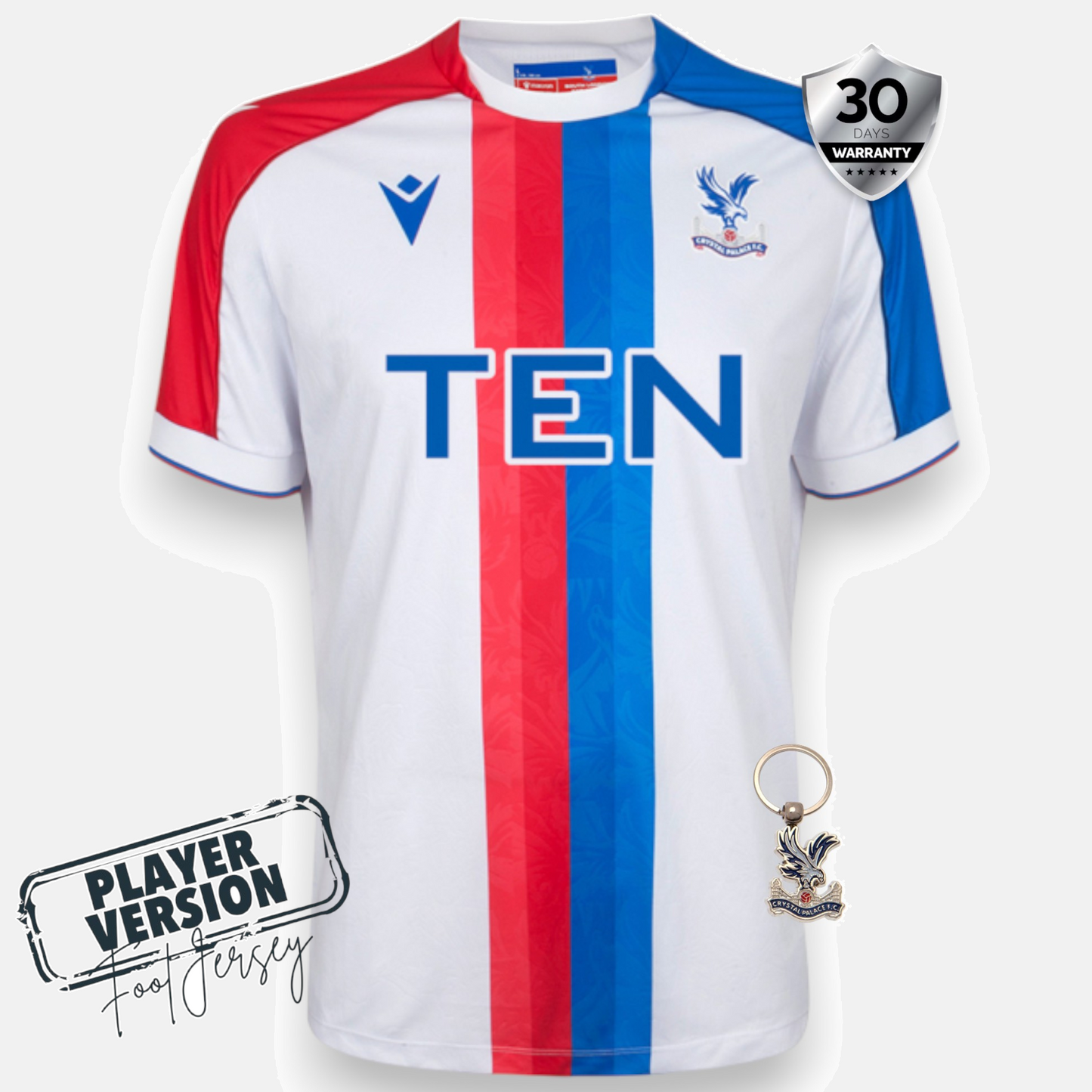 Crystal Palace Player Third Eagle White Jersey 2025/26
