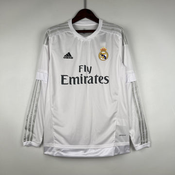 Real Madrid Retro Home Jersey 2015/2016 - Long Sleeve