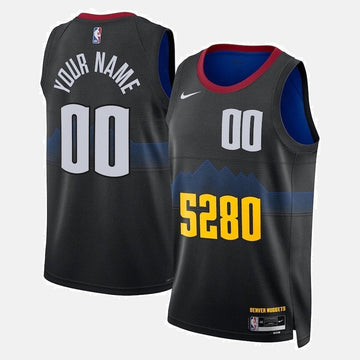 Denver Nuggets Unisex 23/24 NBA Jersey - Black - City Edition