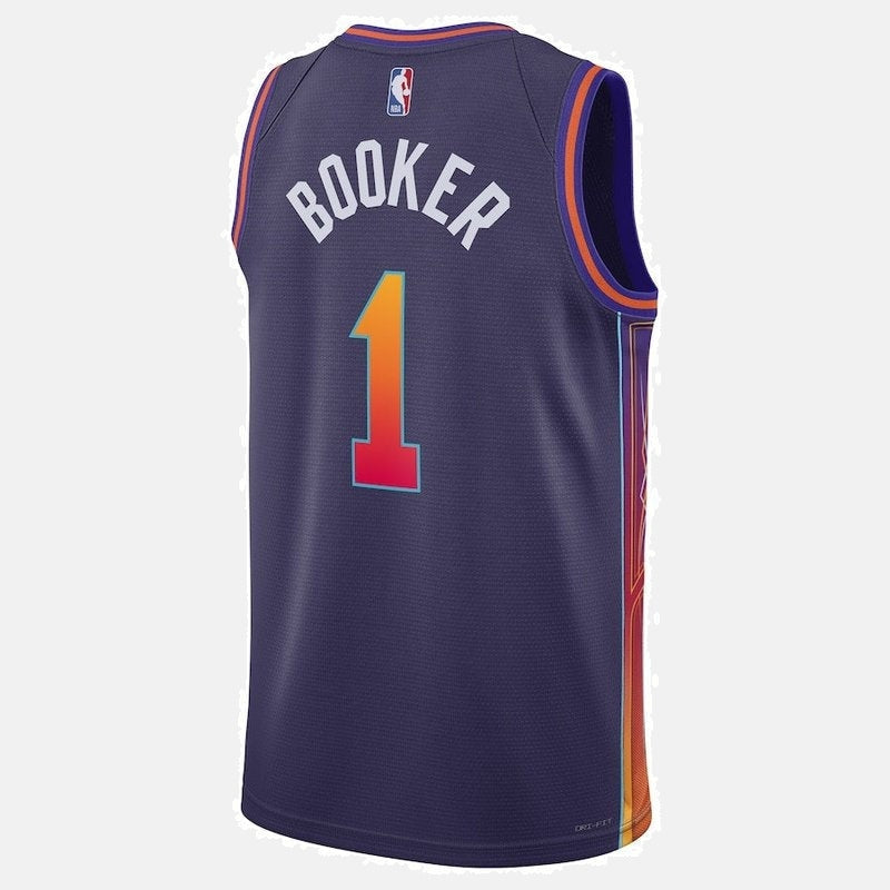 Devin Booker Phoenix Suns Unisex 23/24 NBA Jersey - Purple - City Edition
