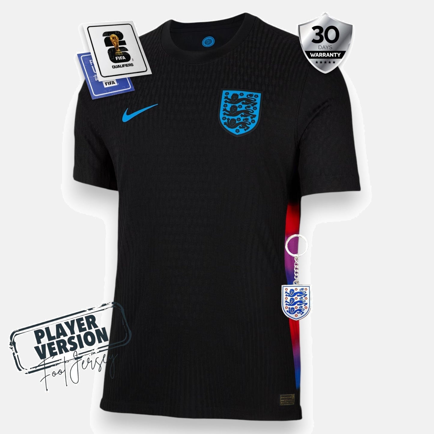 England Player Away Jersey 2025/2026