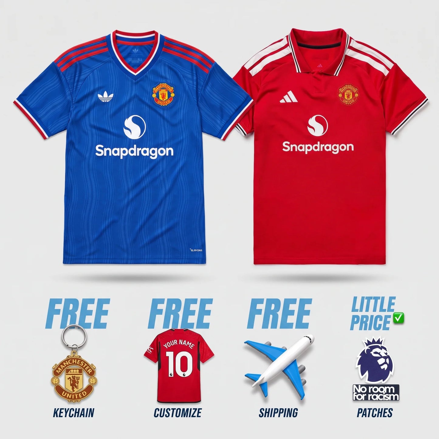 Combo Manchester United 26/27 Home and Away Jerseys