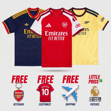 Combo Arsenal 26/27 Home, Away and Third Jerseys
