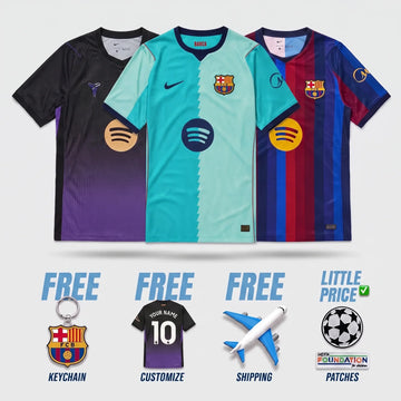 Combo Barcelona 26/27 Home, Away and Third Jerseys