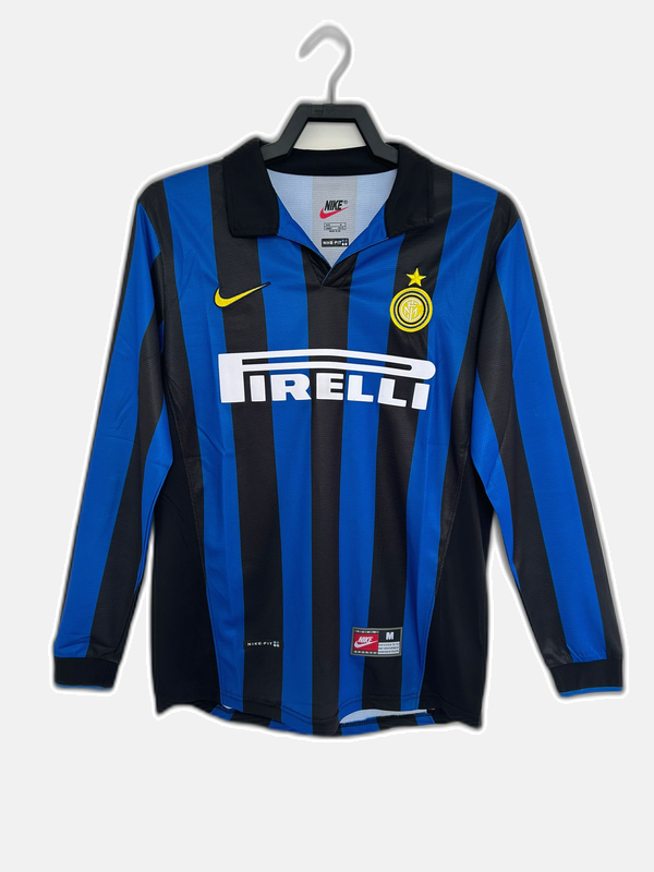 Inter Milan 98/99 I Home Jersey - Long Sleeve Retro Version