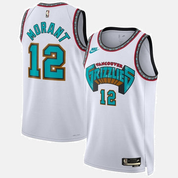Ja Morant Memphis Grizzlies Unisex 2024/25 NBA Jersey - White - Classic Edition