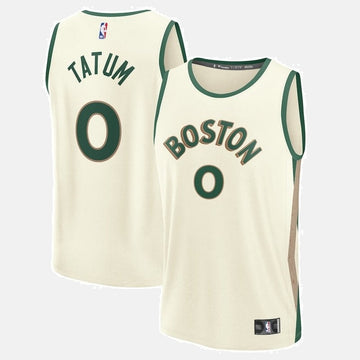 Jayson Tatum Boston Celtics Fanatics Branded 23/24 Fast Break NBA Jersey - White - City Edition