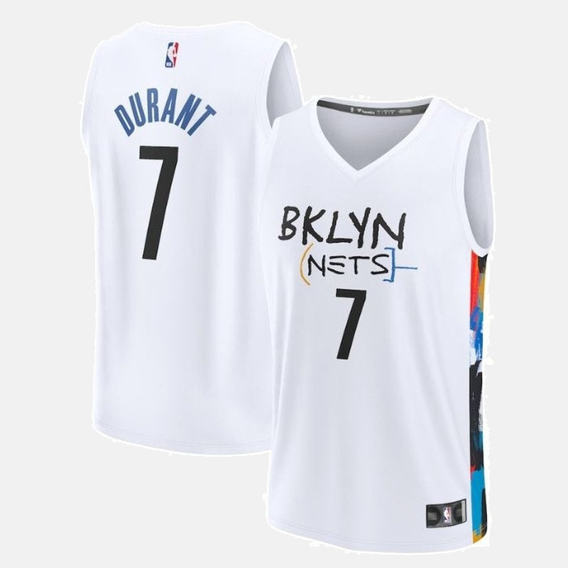 Kevin Durant Brooklyn Nets 2023 Fastbreak NBA Jersey - City Edition - White