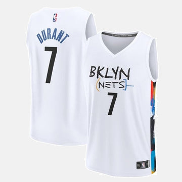 Kevin Durant Brooklyn Nets 2023 Fastbreak NBA Jersey - City Edition - White