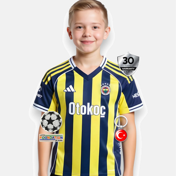 Kids Fenerbahçe Home Kit 2025/26