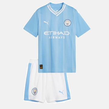 Kids Manchester City Home Kit 2023/2024