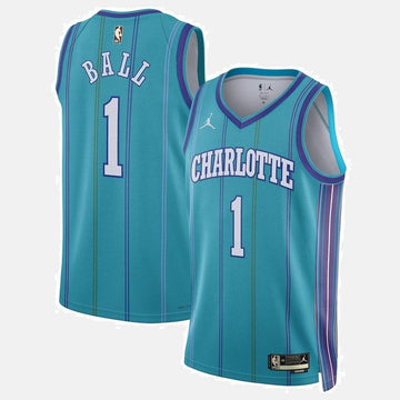 LaMelo Ball Charlotte Hornets Jordan Brand Unisex 23/24  NBA Jersey - Classic Edition - Teal
