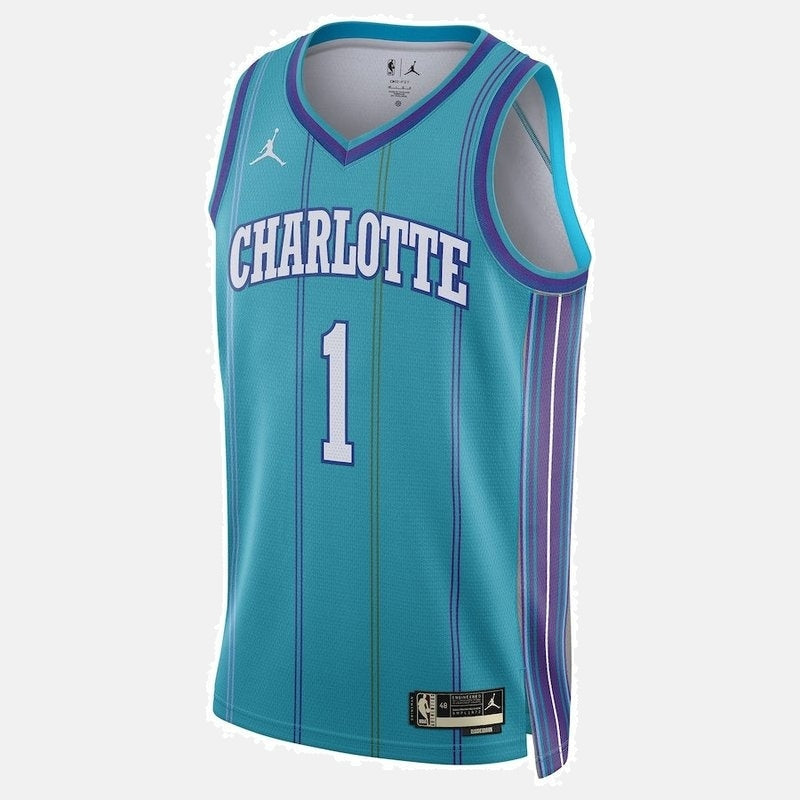 LaMelo Ball Charlotte Hornets Jordan Brand Unisex 23/24  NBA Jersey - Classic Edition - Teal