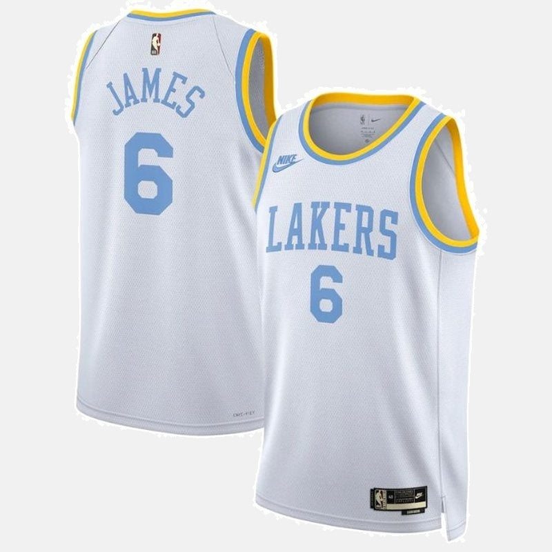 LeBron James Los Angeles Lakers 2023 White NBA Jersey - Classic Edition