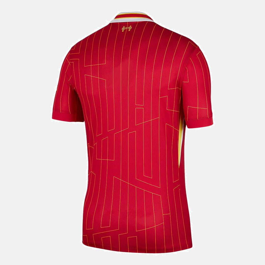 Liverpool Home Jersey 2024/2025 - CHAMPIONS 25 & Gold Trophy