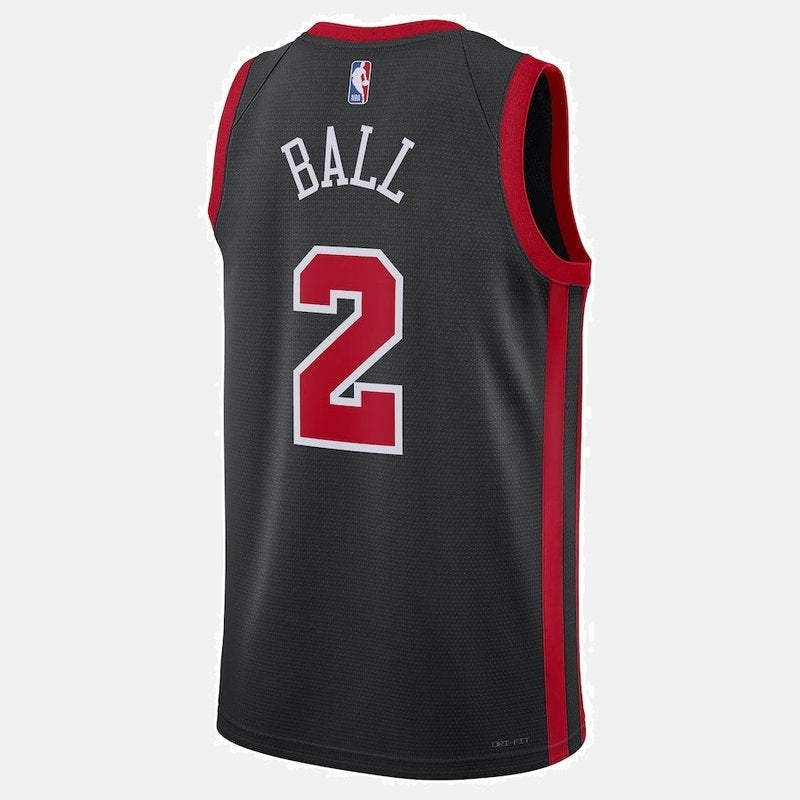Lonzo Ball Chicago Bulls Unisex 23/24 NBA Jersey - Black - City Edition