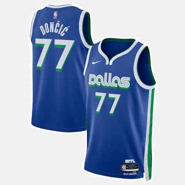 Luka Don������������������i������������������ - Dallas Mavericks Unisex 2023 NBA Jersey - City Edition - Blue