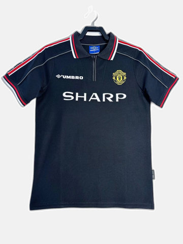 Manchester United 98/99 Black Jersey - Retro Version