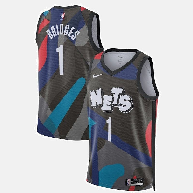 Mikal Bridges Brooklyn Nets Unisex 23/24 NBA Jersey - Black - City Edition