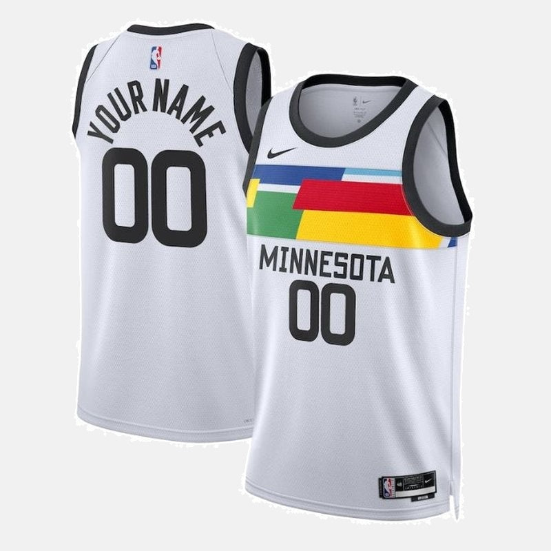 Minnesota Timberwolves Unisex 2023 NBA Jersey - City Edition - White