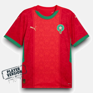 Morocco Home Jersey 2025 - Player Version