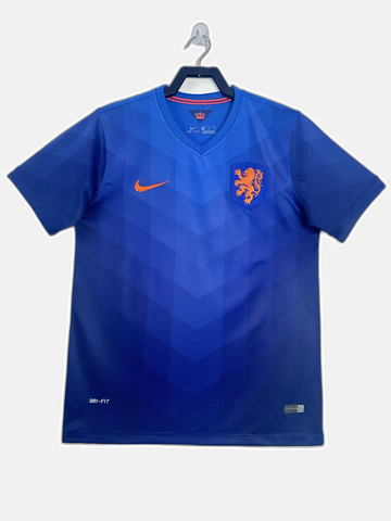 Netherlands 2014 II Away Jersey - Retro Version