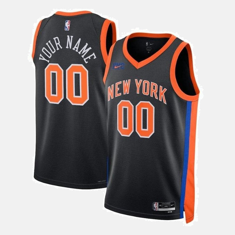 New York Knicks Unisex 2023 NBA Jersey - City Edition - Black