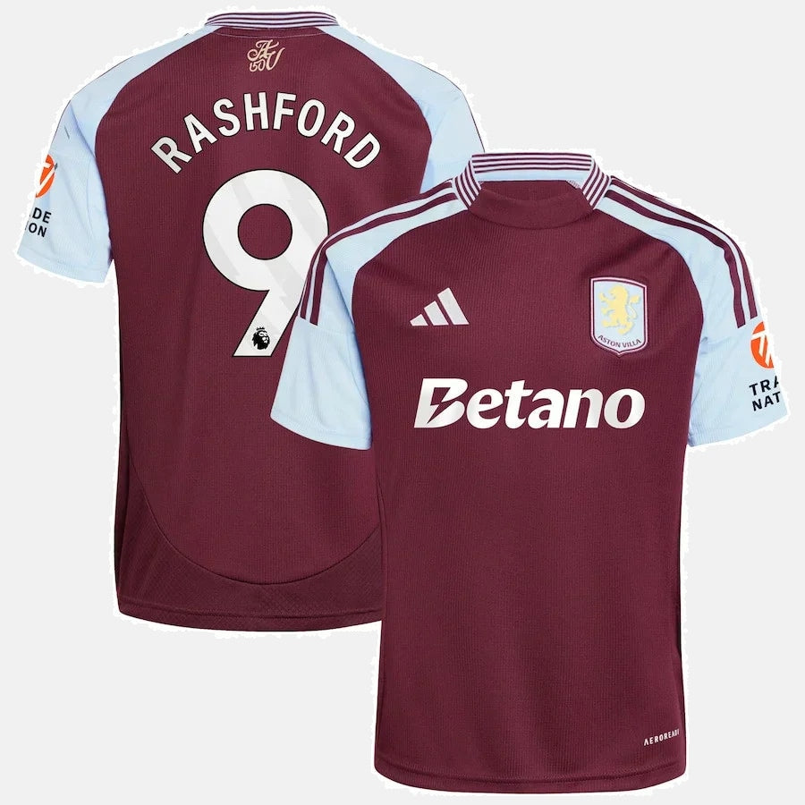 Rashford #9 - Aston Villa Home Jersey 2024/2025