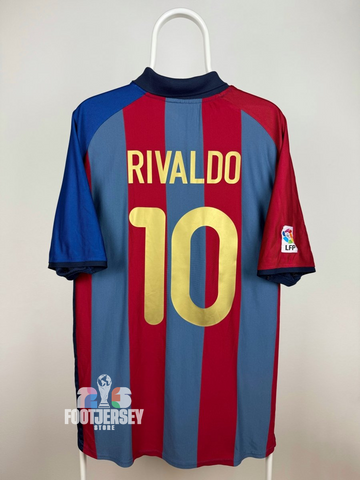 Rivaldo - FC Barcelona 2001/02 home shirt 🇧🇷