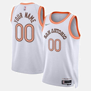 San Antonio Spurs Unisex 23/24 NBA Jersey - White - City Edition
