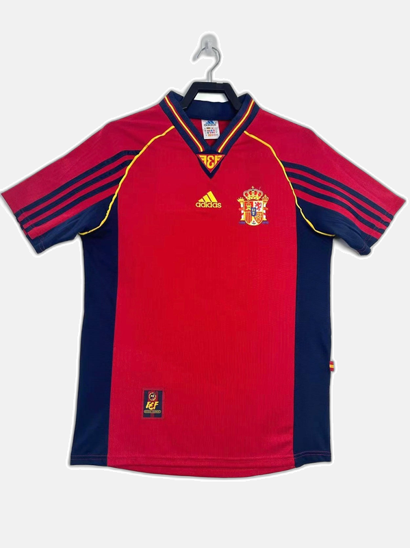 Spain 1998 I Home Jersey - Retro Version