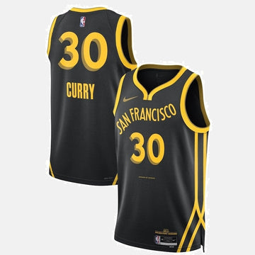 Stephen Curry Golden State Warriors Unisex 23/24 NBA Jersey - Black - City Edition