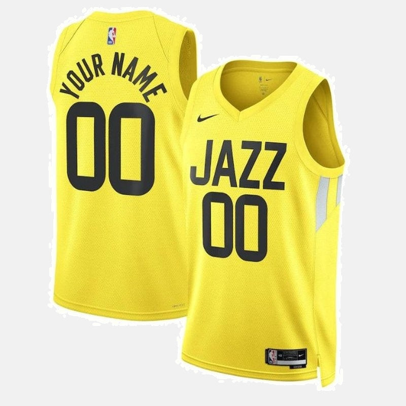 Utah Jazz Unisex 2023 NBA Jersey Gold - Icon Edition